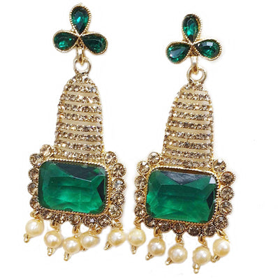 Traditional Marriage Party Bridal Earring Bold Large and Heavy Eye Catching