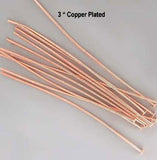 Copper Color, Head Pins, Size 3" Long, Sold Per Pack of 50 Grams, About 110 to 125 Pcs