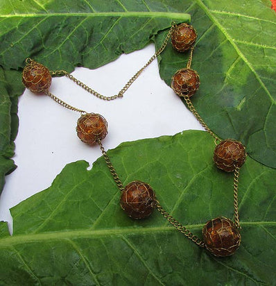 Beaded Ethnic Fashion Necklace, European Style