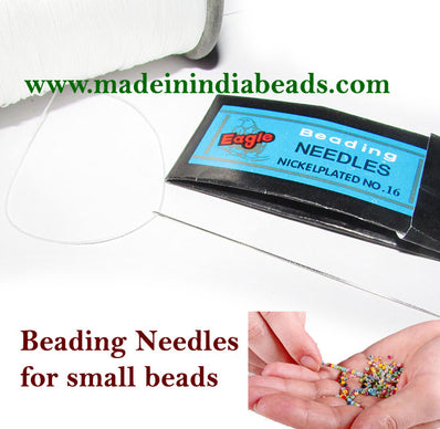 Big Eye Ring Beading Needles with Needle Plastic Tube for Jewelry Making -  China Beading Needles and Big Eye Ring Beading Needle price