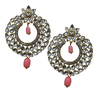 Traditional Marriage Party Bridal Earring Bold Large and Heavy Eye Catching