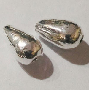 10 Pcs Pack, Approx Size 21x13mm,Aluminum Metal Beads, Antiqued, Light Weight for Tribal Jewellery