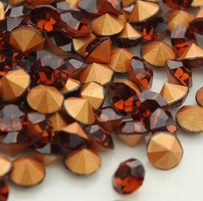 5.40mm, Flatback Chatons, Glass Rhinestone, Sold Per Pack of 144 Pcs, Size SS-23