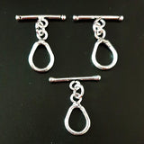 10 Pieces Pack Oxidised Silver Plated S Clasps for Jewellery Making Size About 20-25  MM