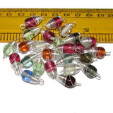 Glass Charms ,Sold by 25 Pcs.Pkg.