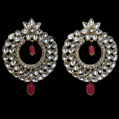 Traditional Marriage Party Bridal Earring Bold Large and Heavy Eye Catching