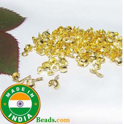 "CHARLOTTE CRIMPS" (4-8 mm) Sold By 50 Pieces Pack (Double Fold)