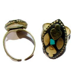 Handmade Tibetan Rings Sold by Per Piece Pkg.