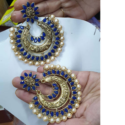 Traditional Marriage Party Bridal Earring Bold Large and Heavy Eye Catching