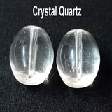 20x25 mm Crystal Quartz Semi precious Beads Sold by Per Piece