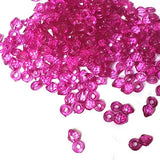 4x8mm, Acrylic Transparent Beads Sold Per Pack of 50 Grams