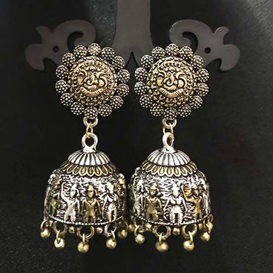 High Quality Indian Made Oxidized Jhumka Earring Sold by per Pair Pack
