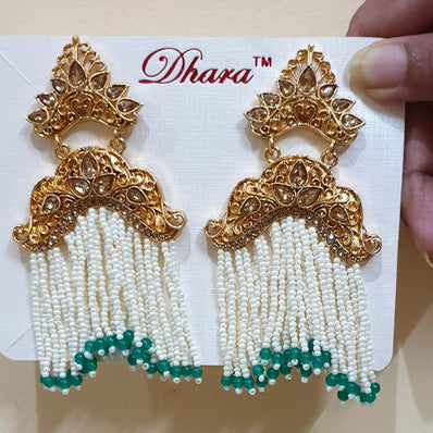 Traditional Marriage Party Bridal Earring Bold Large and Heavy Eye Catching