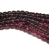 8x10mm Crystal Glass beads, priced per strand  strand length 16 inches