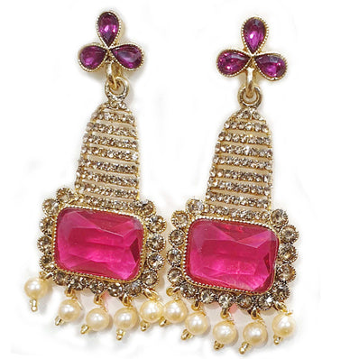 Traditional Marriage Party Bridal Earring Bold Large and Heavy Eye Catching
