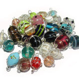 Fancy wire wrapped bead mix, sold Per Pkg. 250 Gram, size about 10mm to 16mm