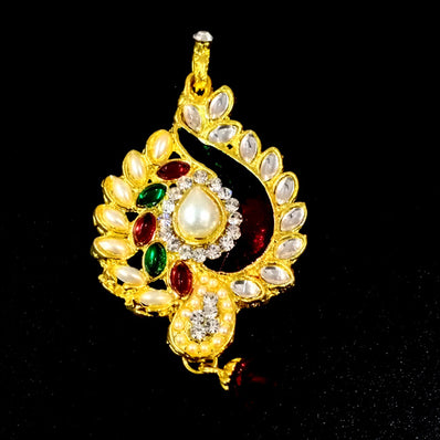 40x80 mm Stone Pendants high quality stone setting gold plated Sold by Per Piece