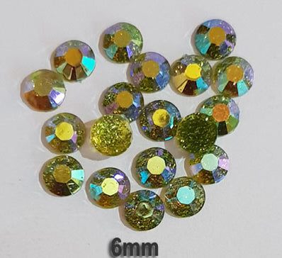 500 Pcs pack Round Acrylic stone for adornment Size mentioned on image