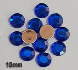 100 Pcs pack Round Acrylic stone for adornment Size mentioned on image