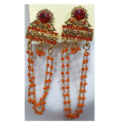 Traditional Marriage Party Bridal Earring Bold Large and Heavy Eye Catching