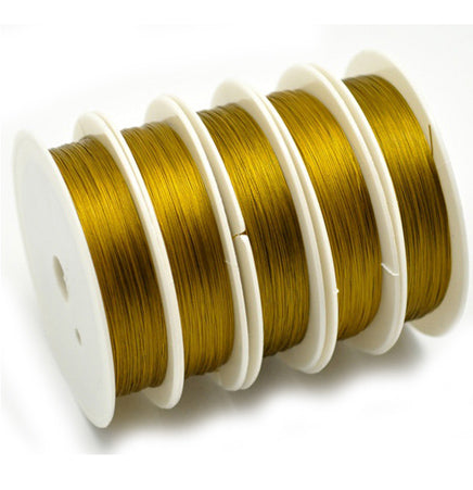 18-20 Meter Spool. gear wire jewellery stringing material finding stro – Madeinindia Beads