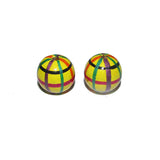 10/Pcs Pack 12mm size painted wood beads