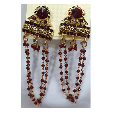 Traditional Marriage Party Bridal Earring Bold Large and Heavy Eye Catching