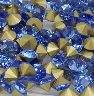 5.40mm, Flatback Chatons, Glass Rhinestone, Sold Per Pack of 144 Pcs, Size SS-23