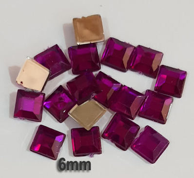 500 PCS Acrylic Craft Gems Kundan Stone Used in Nail Art, Clothing, Jewelry adornment, Crafts  etc. Not adhesive Flat Back can use glue to finish your project