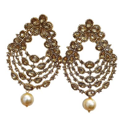 Traditional Marriage Party Bridal Earring Bold Large and Heavy Eye Catching