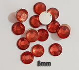 500 Pcs pack Round Acrylic stone for adornment Size mentioned on image