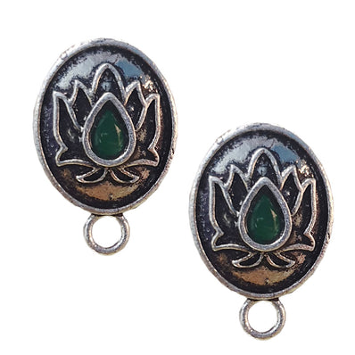 24x14 mm Stone Studded Earring studs sold by per pair pack