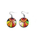 Fashion Earrings Bold and Beautiful !. Metarial:- Wood, size about 25mm