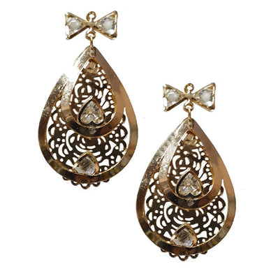 70x40 mm, Kundan Indian Traditional Pendant Sold Per Piece