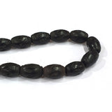 Real Ebony Black Wood Beads