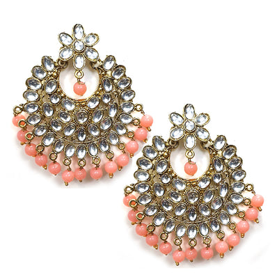 Traditional Marriage Party Bridal Earring Bold Large and Heavy Eye Catching