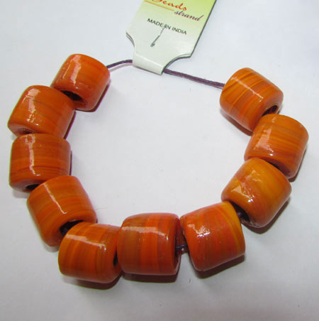 17x16mm, Large Hole and Large Size Trade Glass Beads, Make Jewellery something different