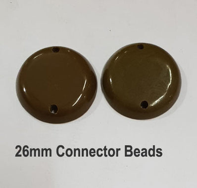 10 Pcs Pack Size about 26mm Resin Beads