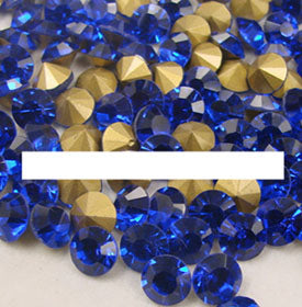 4mm, Flatback Chatons, Glass Rhinestone, Sold Per Pack of 144 Pcs, Size SS-16