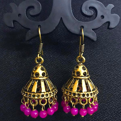 High Quality Indian Made Oxidized Jhumka Earring Sold by per Pair Pack