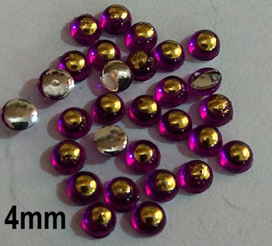 500 Pcs pack Round Acrylic stone for adornment Size mentioned on image