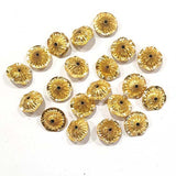 12x6mm Light Weight large size metal beads, Sold Per pack of 10 Pcs