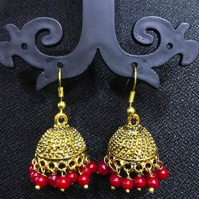 High Quality Indian Made Big Size Oxidized Jhumka Earring Sold by per Pair Pack