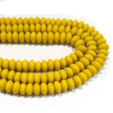 Yellow Color Opaque Glass Beads