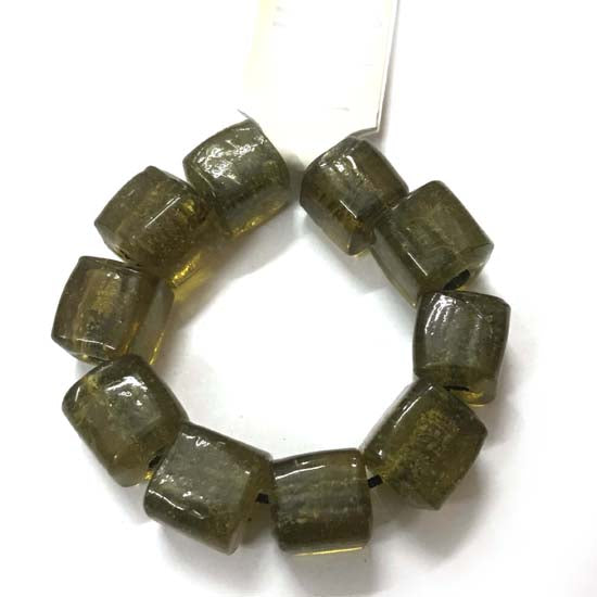 16x16mm Size 10 Beads Plain Large Size Vintage Glass Beads, Hole Size about 3~5mm Unbeatable Discounted Price offered Made Ethnic and Fancy Necklace, No Exchange or Refund Due to Sale Item