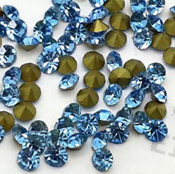 4.80mm, Flatback Chatons, Glass Rhinestone, Sold Per Pack of 144 Pcs, Size SS-20