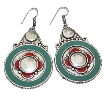 Size 52x36mm Per pair Pack Nepali Earrings,