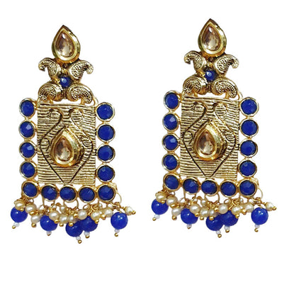 Traditional Marriage Party Bridal Earring Bold Large and Heavy Eye Catching