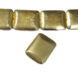 10 Pieces Pack, 20x25mm Gold Plated Spacer Beads, Handmade Lead safe, Nickel safe Brass  bulk quantity available Also Available Copper and Oxidized Silver Finish