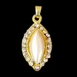 17X37 mm Stone Pendants high quality stone setting gold plated Sold by Per Piece